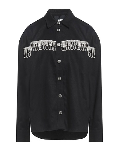 ROTATE BIRGER CHRISTENSEN Denim shirt 100% Organic cotton