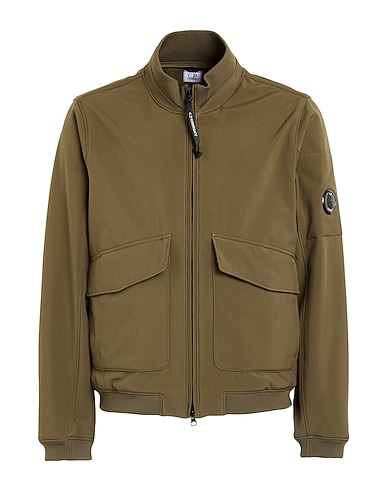 C.P. COMPANY Giubbotto Khaki 94% Poliestere, 6% Elastan