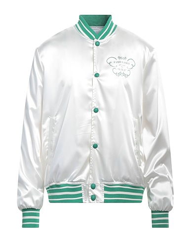 FAMILY FIRST  Milano Bomber White 100% Polyester