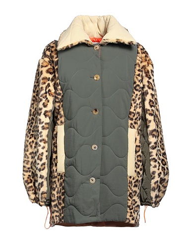 ALYSI Teddy Coat Military green 54% Polyester, 41% Polyamide, 5% Polypropylene, Acrylic