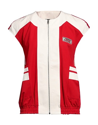 GUCCI Vest Red 100% Cotton, Polyester