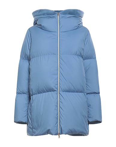 HERNO Shell jacket Pastel blue 100% Polyester