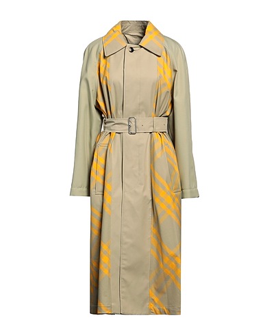 BURBERRY Double breasted pea coat Sage green 100% Cotton