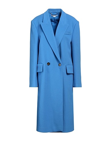 STELLA McCARTNEY Caban e doppio petto Blu chiaro 100% Lana