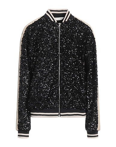PALM ANGELS Blouson Noir 100% Polyester, Polyamide