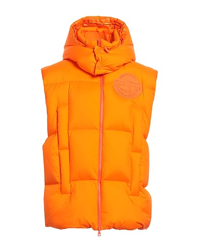 MONCLER Weste Orange 100% Polyamid