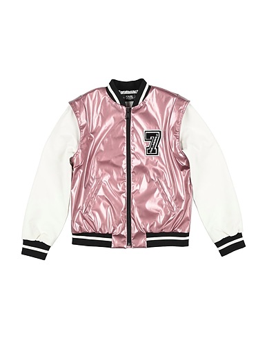 KARL LAGERFELD Bomber Antique rose 100% Polyester, Polyurethane, Elastane
