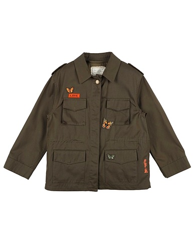 DOLCE&GABBANA Jacket Military green 65% Polyester, 35% Cotton, Viscose, Elastane