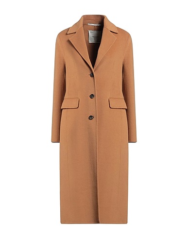 EMMA & GAIA Coat Camel 80% Wool, 10% Cashmere, 10% Polyamide
