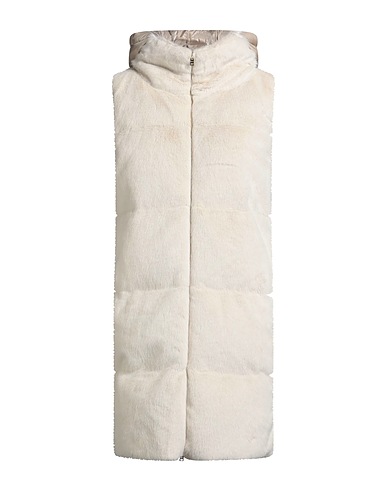 HERNO Shearling & Teddy OFF WHITE 100% Polyester, Polyamide