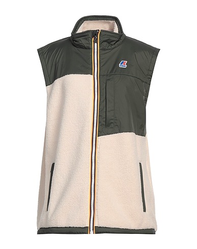 K-WAY Gilet Military green 100% Polyester, Polyamide