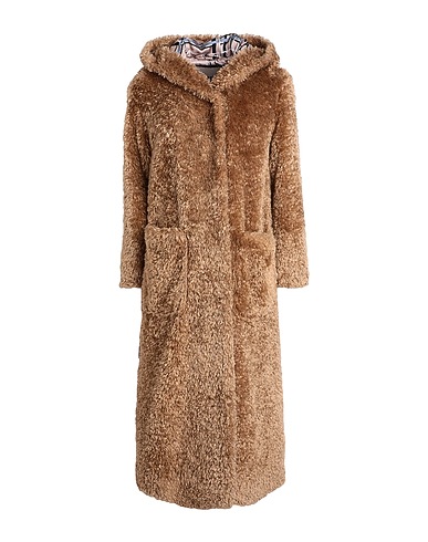 HERNO Teddy Coat Camel 100% Polyester