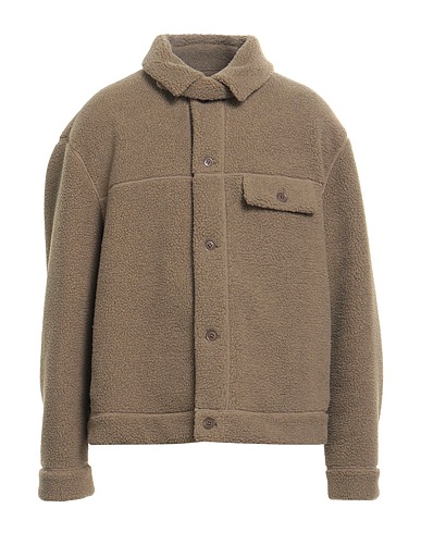 BURBERRY Teddy Coat Camel 100% Polyester
