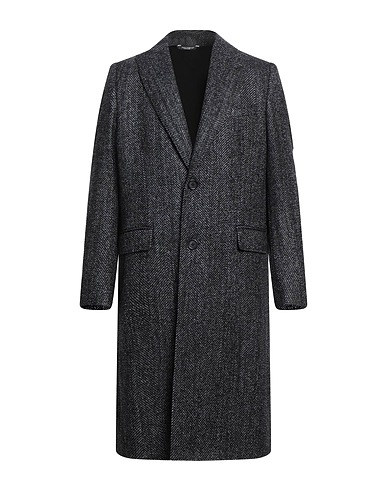 DOLCE&GABBANA Cappotto Piombo 43% Lana, 40% Lana di alpaca, 17% Poliammide
