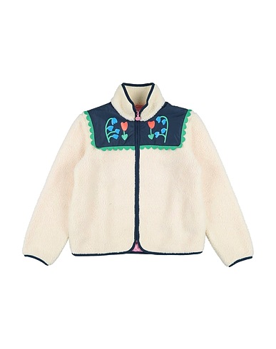 STELLA McCARTNEY KIDS Teddy Coat Off white 100% Recycled polyester
