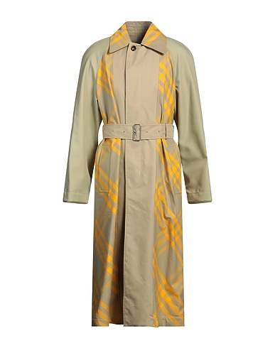 BURBERRY Soprabito Khaki 100% Cotone