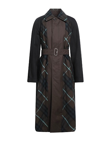 BURBERRY Pardessus Moka 100% Coton