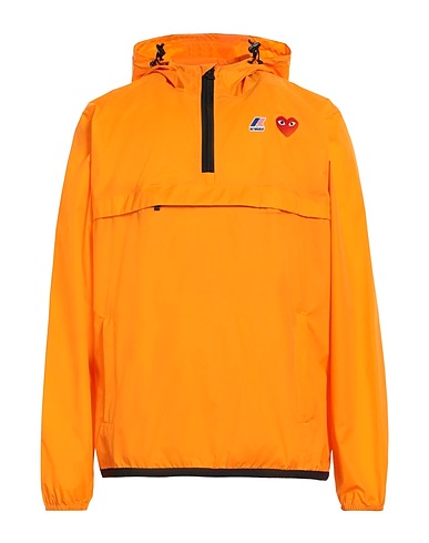 COMME des GARÇONS PLAY x K-WAY ブルゾン オレンジ ナイロン 100%