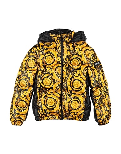 VERSACE YOUNG Shell jacket Black 100% Polyamide
