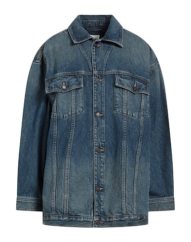 NILI LOTAN Giubbotto jeans Blu 100% Cotone