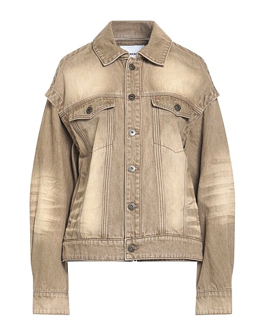 MARRKNULL Giubbotto jeans Khaki 100% Cotone