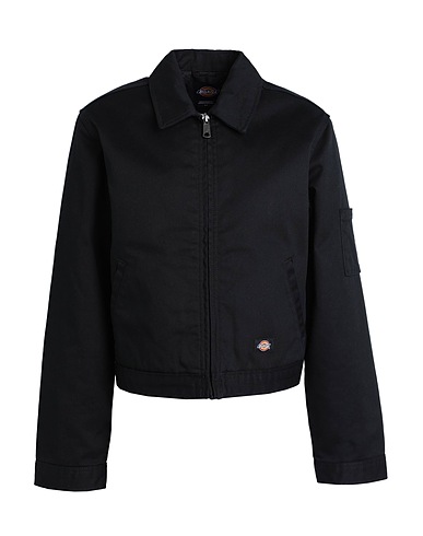 DICKIES Jacket LINED EISENHOWER CROP W REC BLACK
 Black 65% Polyester, 35% Cotton
