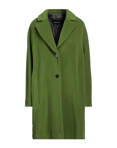 MARC CAIN Coat Green 52% Alpaca wool, 26% Virgin Wool, 22% Polyamide