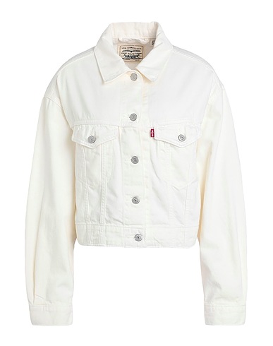 LEVI'S Jeansjacke FEATHERWEIGHT TRUCKER WHITES
 Elfenbein 100% Baumwolle