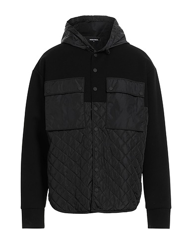DSQUARED2 Jacket Black 100% Polyamide, Viscose, Elastane