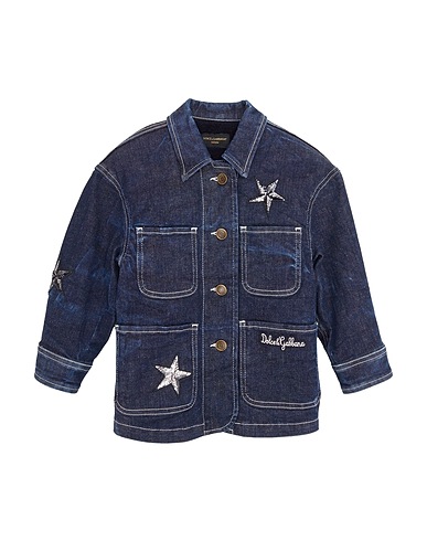 DOLCE&GABBANA Denim jacket Blue 98% Cotton, 2% Elastane