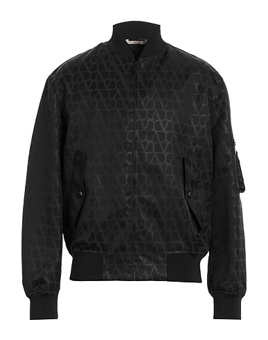 VALENTINO GARAVANI Bomber Black 100% Polyamide, Polyester, Elastane