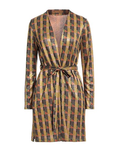 SIYU Full-length jacket Yellow 75% Viscose, 13% Polyamide, 12% Polyester
