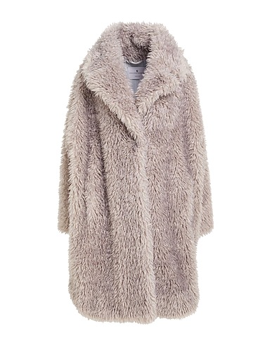 ERMANNO SCERVINO Teddy Coat Grey 100% Polyester