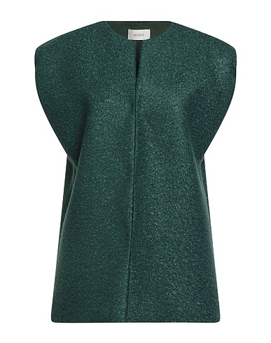 VICOLO Gilet Emerald green 100% Polyester