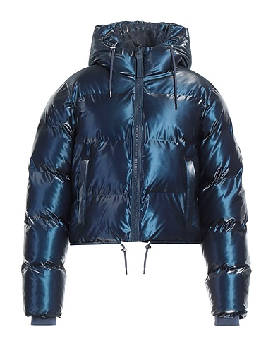 RAINS Shell jacket Navy blue 100% Polyester, Polyurethane