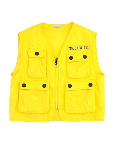 DOLCE&GABBANA Gilet Yellow 100% Polyester