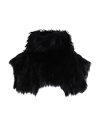 COMME des GARÇONS Cape Schwarz 100% Polyester, Modacryl, Acryl