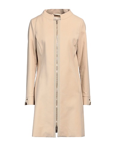 HERNO Full-length jacket Beige 100% Cotton, Viscose