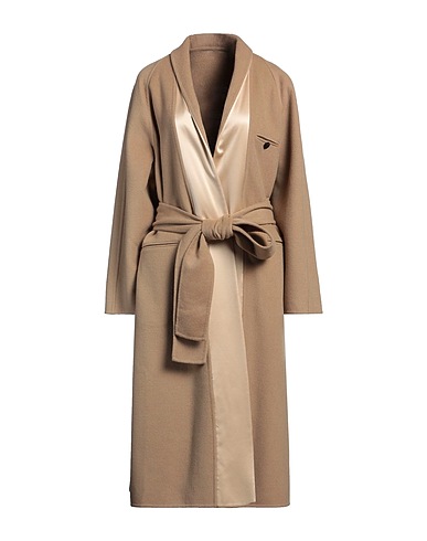 FERRAGAMO Coat 100% Virgin Wool, Silk