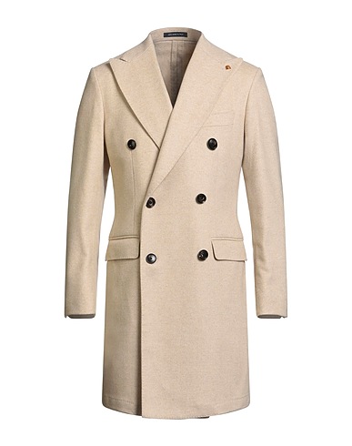 SARTORIA LATORRE Coat Beige 60% Wool, 35% Polyester, 5% Cashmere