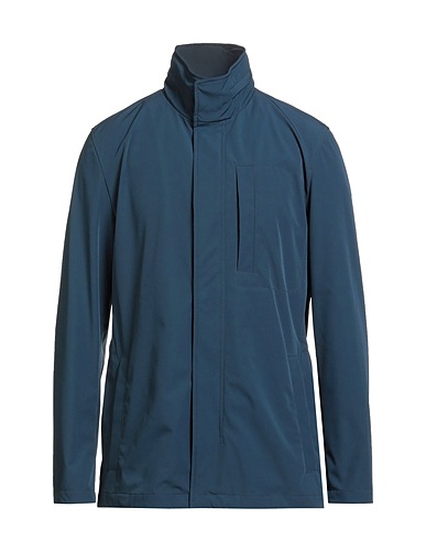 SLOWEAR Jacket TEKNOSARTORIAL Slate blue 51% Polyamide, 42% Polyester, 7% Elastane