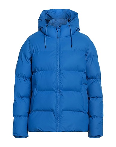 RAINS Shell jacket Bright blue 100% Polyester, Polyurethane