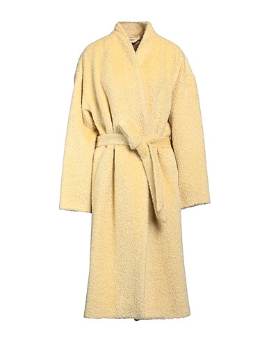 ISABEL MARANT Cappotto Giallo 52% Lana di alpaca, 48% Lana Vergine