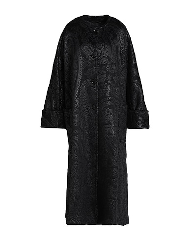 MAX MARA Coat Black 60% Alpaca wool, 40% Virgin Wool