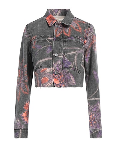 VICOLO Denim jacket DENIM COUTURE Grey 100% Cotton