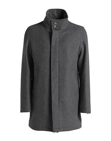 HERNO Coat Grey 67% Wool, 30% Polyamide, 3% Other Fibres