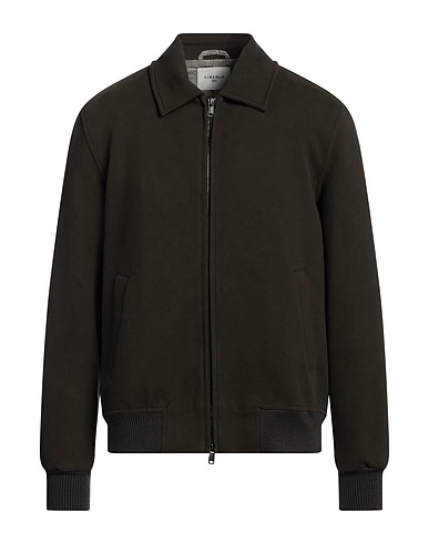 CIRCOLO 1901 Jacket Dark green 95% Cotton, 5% Elastane