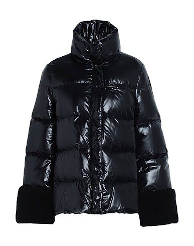 FAY Shell jacket Black 100% Polyamide, Polyester, Virgin Wool