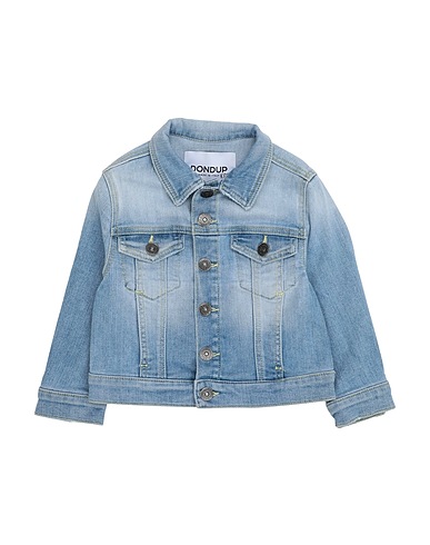 DONDUP Denim jacket Blue 92% Cotton, 6% Elastomultiester, 2% Elastane