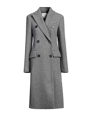 SPORTMAX Caban e doppio petto Grigio 70% Lana Vergine, 30% Cachemire